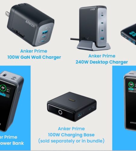 Anker’s Latest ‘Prime’ Lineup Includes Wall Chargers, Desktop Chargers, and Power Banks