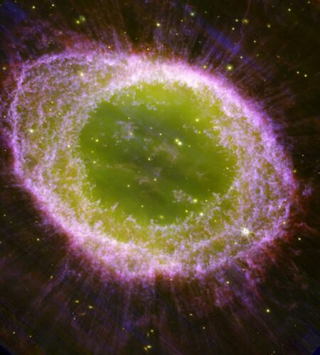 Webb telescope images Ring Nebula in brilliant detail