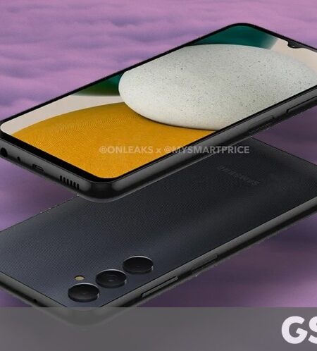 Schematic shows Galaxy A05 with a dual camera, A05s with triple cam and NFC