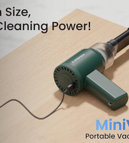 Ambrane MiniVac 01 portable cordless vacuum cleaner launched