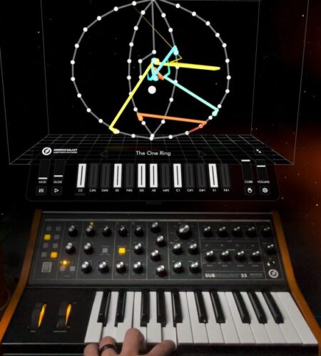 Moog turns Apple Vision Pro into a futuristic instrument for music creation