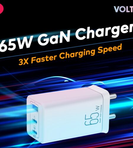 itel VOLTX 65W GaN charger launched